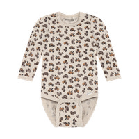 Minymo Långärmad Body - Beige Melange