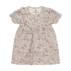 Klänning m. Tryck - Eggnog | Kläder - Toppar - Klänningar - Klänningar | BabyMode