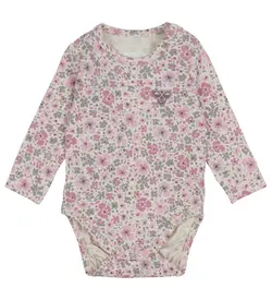 Långärmad Body Flower - Pink Nectar | Kläder - Bodys & overaller - Långärmad body | BabyMode