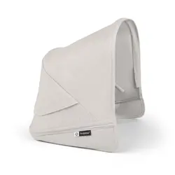 Donkey 6 sun canopy Misty White | Barnvagnar - Barnvagnstillbehör - Solskydd & suffletter | BabyMode