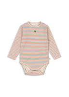 Långärmad Body -Stripe tricolore petit