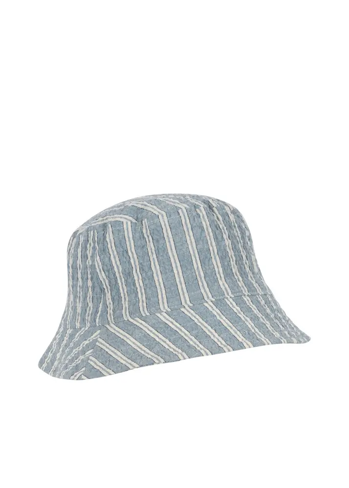 Elliot Bucket Hatt - Trio bleu stripe - 2-4 ÅR | Barnkläder - Mössor, vantar och tossor - Solhattar | BabyMode