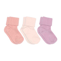 Rib baby strømper 3-pak - 1250