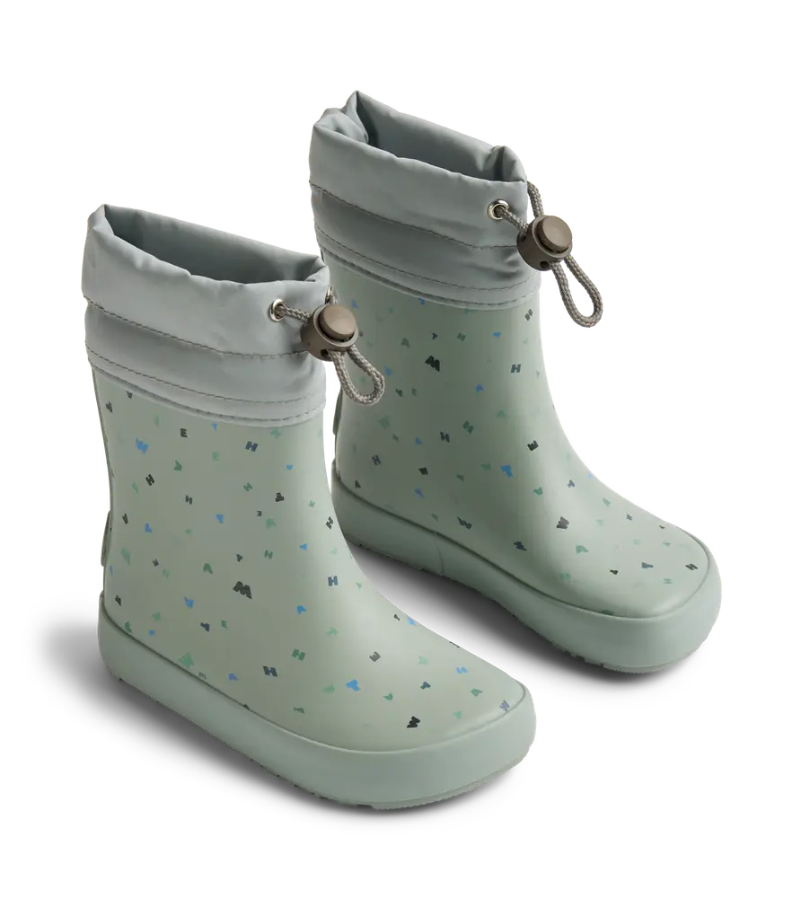 Zerro Termo gummistövlar - Light flint letters - 30 | Barnskor - Fodrade stövlar - Långa vinterstövlar | BabyMode