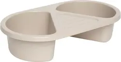 Handfat Delat - Taupe | Baby & Barn - Sköta - Badkar & badtillbehör | BabyMode