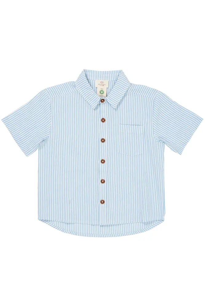 Bæk og bølge bluse - sky blue - 116