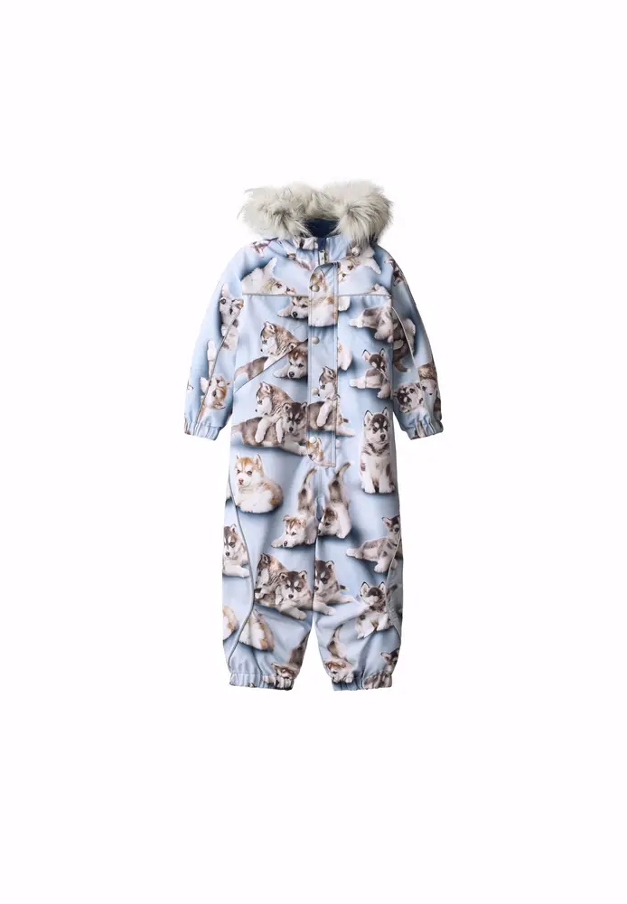 Molo Polaris Fur Vinteroverall - Husky Cubs - 104