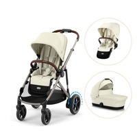 e-Gazelle syskonvagn - Seashell Beige