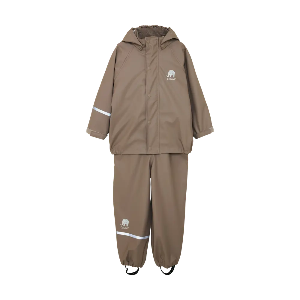 Celavi Regnställ Basic - Fungi - 90 | Barnkläder - Ytterplagg - Regnkläder | BabyMode