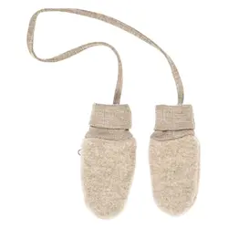 Vantar Woolly Merinoull/Fleece - Balsam Melange | Kläder - Ull - Ullmössor, ullvantar och ulltossor | BabyMode