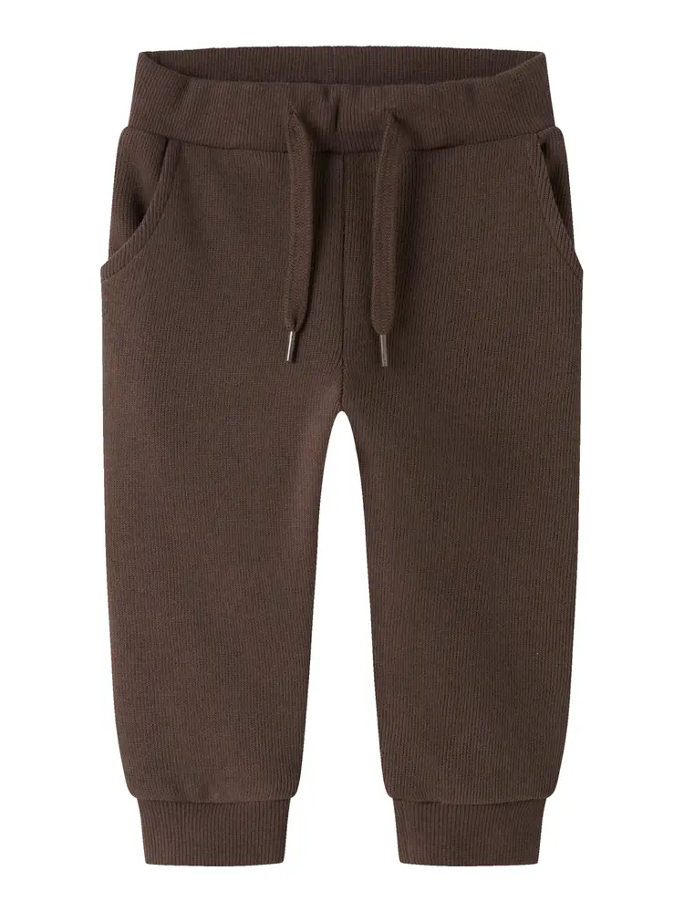 Name It Obear Sweatpants - French Roast - 80 | Barnkläder - Underdelar - Byxor | BabyMode