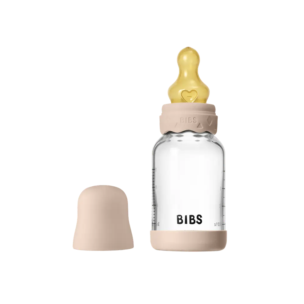 Nappflaska Glas Baby Latex Slow Flow 120 ml - Blush | Baby & Barn - Äta - Nappflaskor | BabyMode