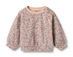 Sweatshirt Lia - Rose Dust Flowers | Kläder - Toppar - Koftor, västar & tröjor | BabyMode