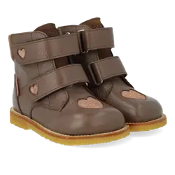 Tex Stövlar Med Velcro - Dark Taupe/Dusty Almond/Dark Taupe | Skor - Stövlar - Vinterkängor | BabyMode