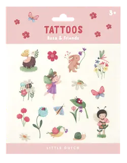 Tatueringar Rosa & Friends | Leksaker - Köksleksaker & hemmalek - Nagellack & tatueringar | BabyMode