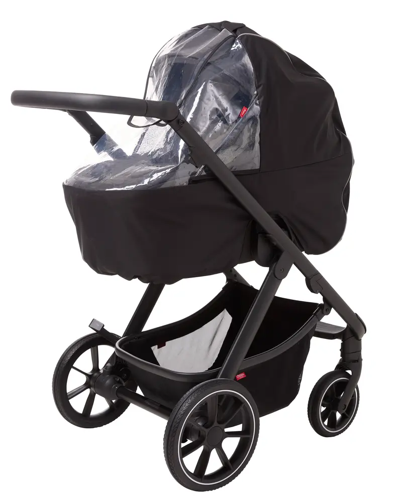 Odder Evoke Regnskydd Liggdel - Svart | Barnvagnar - Barnvagnstillbehör - Regnskydd & myggnät | BabyMode