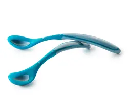 Skedar 2 -pack Värmesensor - Soft Blue | Baby & Barn - Äta - Bestick | BabyMode