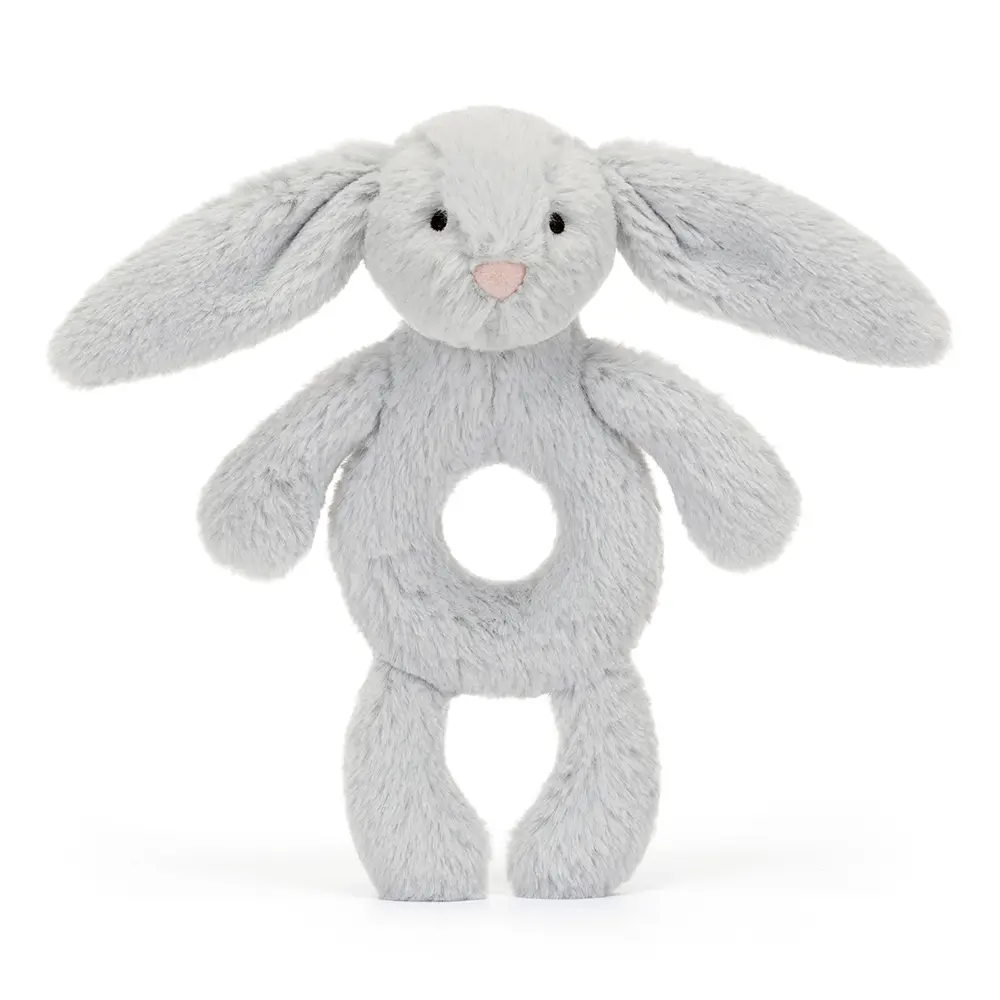 Bashful kanin, silver ring rangle | Leksaker - Nallebjörnar & gosedjur - Skallror i plysch | BabyMode