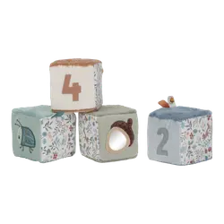 Aktivitetstärningar 4st Forest Friends - Blå | Leksaker - Babyleksaker - Aktivitetsleksaker | BabyMode