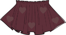 The New Siblings Vonda Mesh Kjol - Burgundy