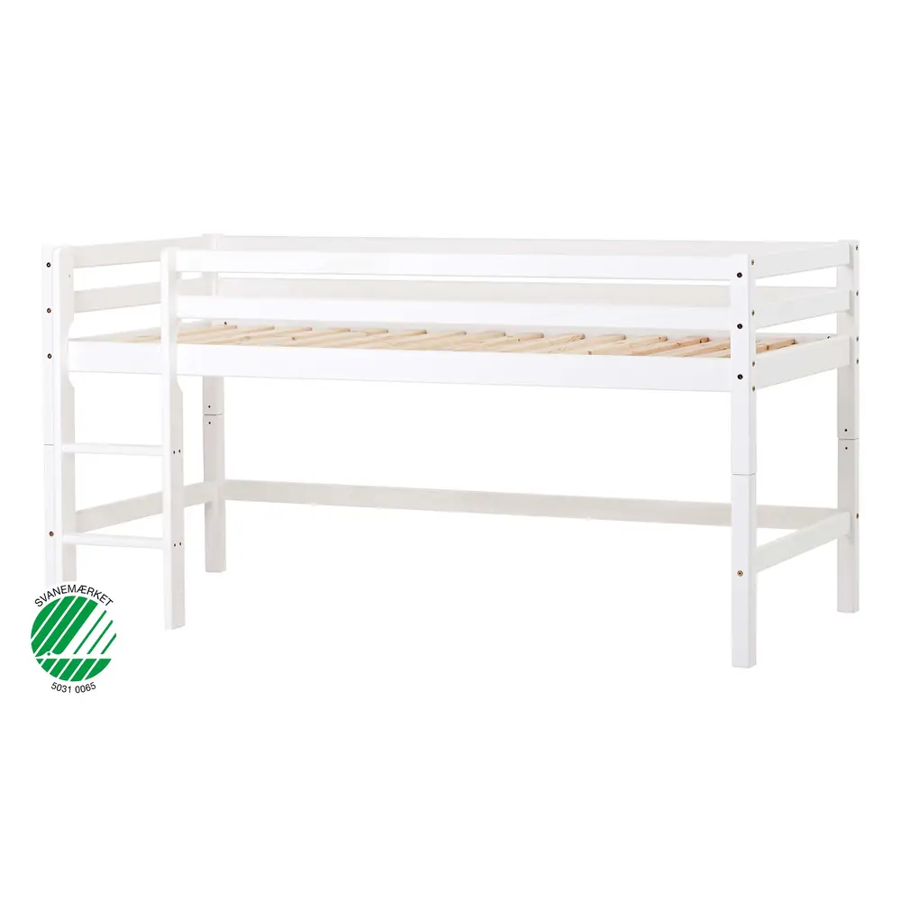 ECO Dream Mid-high säng (delbar) 90x200 cm. - vit | Barnrum - Barnsängar & vaggor - Barnsängar | BabyMode