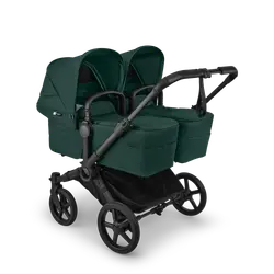 Donkey 6 tvillingvagn - Fern green | Barnvagnar | BabyMode