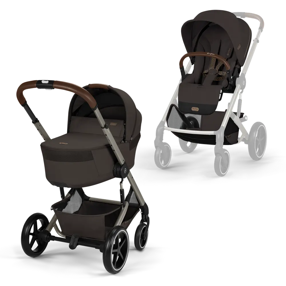 Cybex Balios S Lux Inkl. Hopfällbar Liggdel - Chocolate Brown