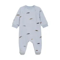 Sparkdräkt Velour - Arctic Ice | Kläder - Bodys & overaller - Jumpsuit med fot | BabyMode