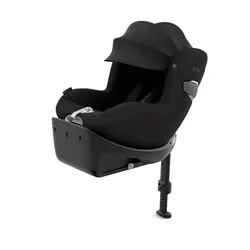 Cybex Sirona Ti I-size PLUS Bilbarnstol - Sepia Black | Bilbarnstolar - Bakåtvända bilbarnstolar 9-36 Kg - Bakåtvända bilbarnstolar upp till 23 kg | BabyMode