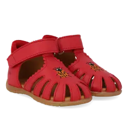 Prewalker m. Broderi - Red/Red