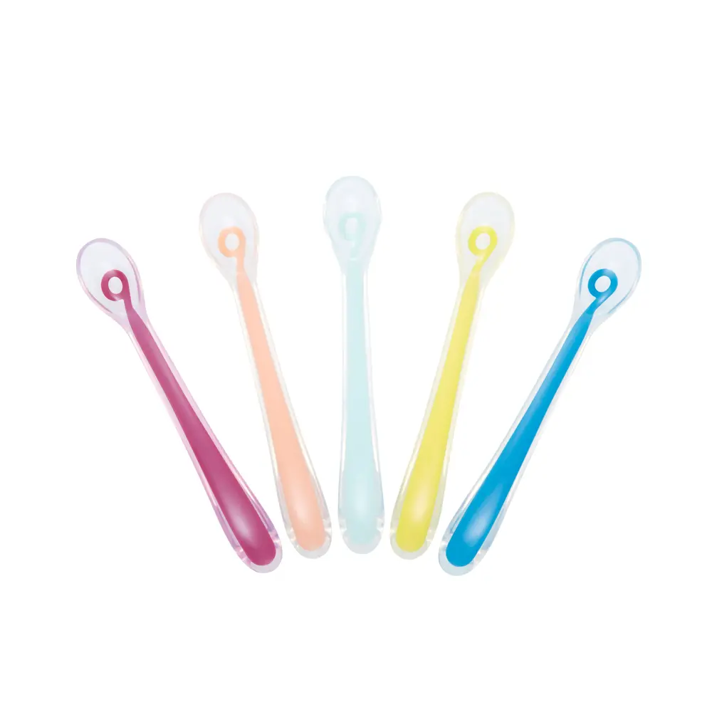 Babymoov Silikon Skedar 5-pack | Baby & Barn - Äta - Bestick | BabyMode