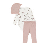 BeKids Bodyset m. Mössa - Nostalgia Rose