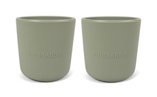 Silikonmugg 2-pack - Green