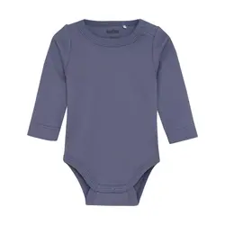 Långärmad Body - Folkstone Gray Melange | Kläder - Bodys & overaller - Långärmad body | BabyMode