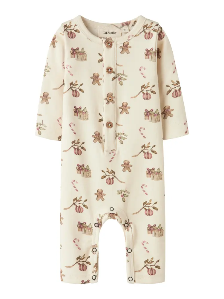 Lil' Atelier Layo Gip Jumpsuit - Turtledove - 56