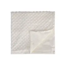 Fleecefilt Minky Gosig - Vit | Barnrum - Textilier - Filtar & swaddlers | BabyMode