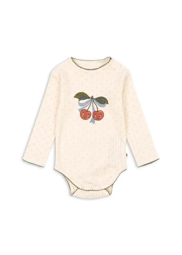 Minnie Långärmad Body - Mimmie coeur - 9 MDR. | Barnkläder - Bodys & overaller - Långärmad body | BabyMode