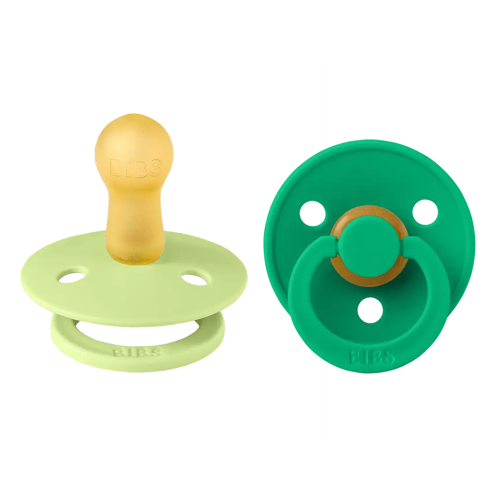 Colour 2-pack Latex napp Str 2 - Matcha/Cactus | Baby & Barn - Sköta - Nappar | BabyMode