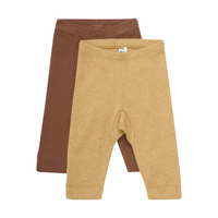 Ribbade Leggings 2-pack Bone Brown