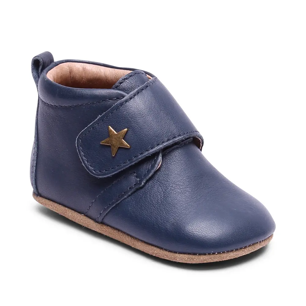 Tofflor- Velcro Star - Navy - 24 | Barnskor - Inneskor & tofflor - Tofflor | BabyMode