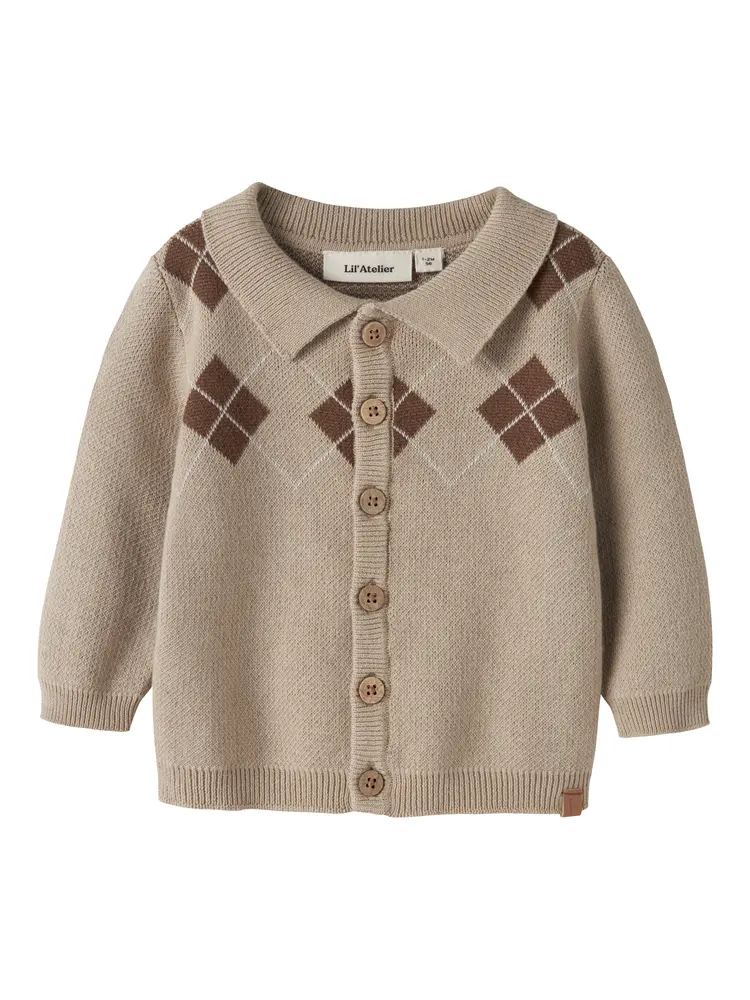 Lil' Atelier Ronan Polo Kofta - White Pepper - 80
