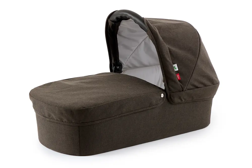 Odder Babykorg - dark brown | Barnvagnar - Barnvagnstillbehör - Baby nest med handtag | BabyMode