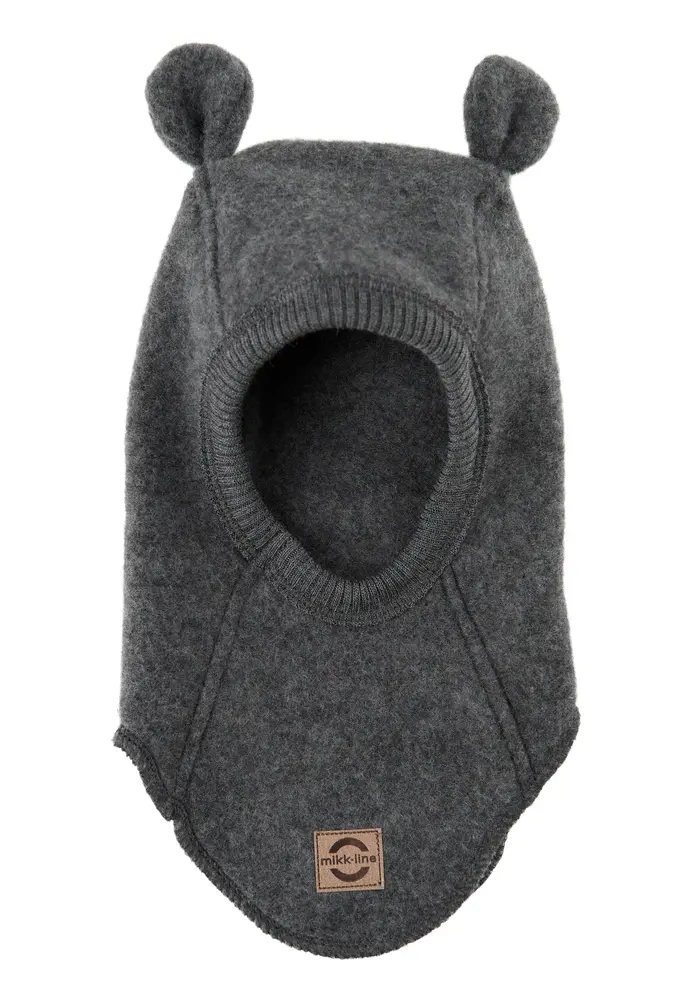 Balaclava med Öron - Anthracite Melange - 50/56