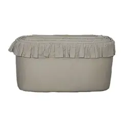 Spjälskydd Volang Spjälsäng - Sand | Barnrum - Textilier - Spjälsängsskydd | BabyMode