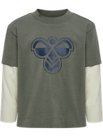 Hummel Loose Layer Långärmad T-Shirt - Castor Gray 