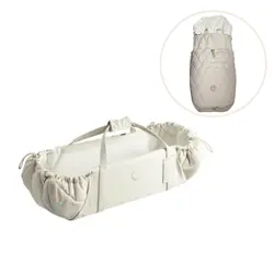 SleepCarrier X och Åkpåse - Oat Beige | Barnvagnar | BabyMode