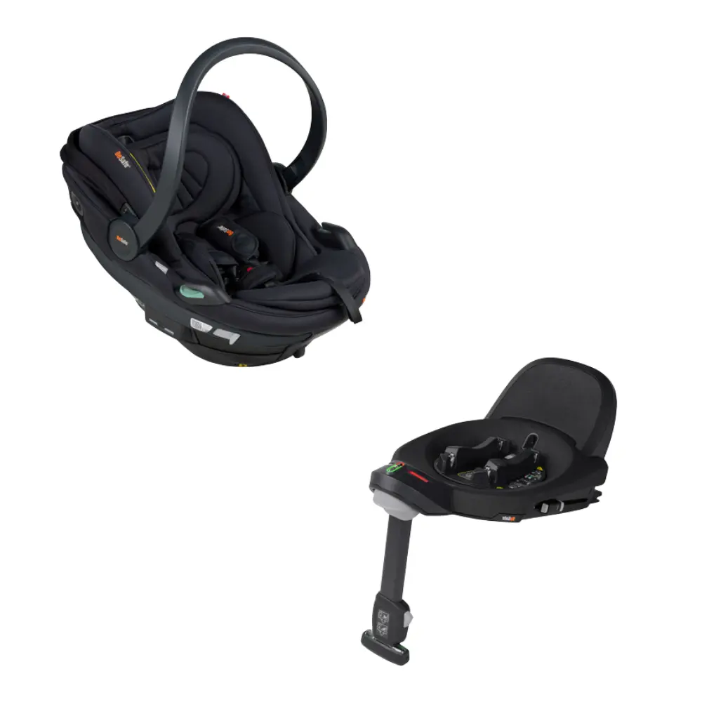 BeSafe Go Beyond² Babyskydd inkl bas - Black Soft Breeze | Bilbarnstolar - Bilstolspaket - Babyskydd med bas & tillbehör | BabyMode