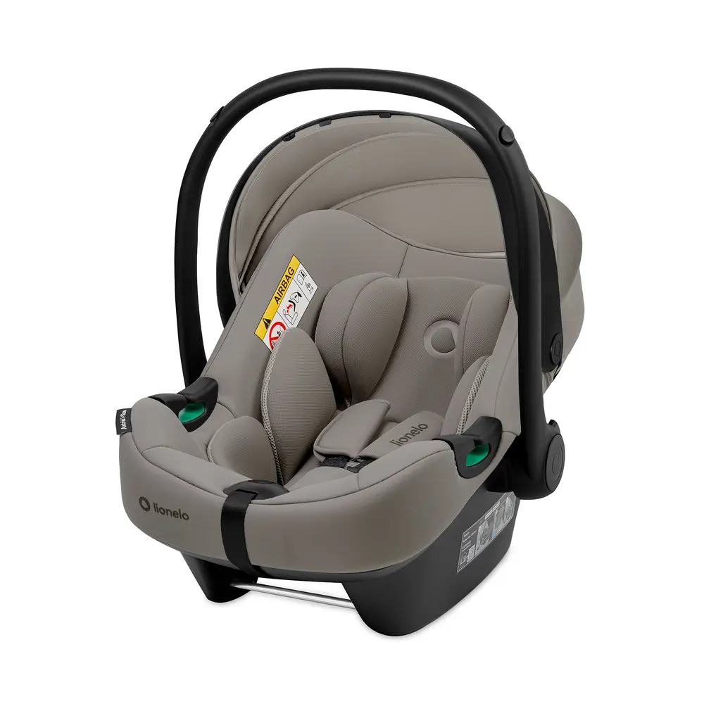 Lionelo Astrid i-Size Babyskydd - Beige Taupe | Bilbarnstolar - Babyskydd 0-13 Kg | BabyMode