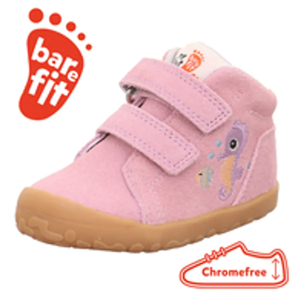 Flummi Barefoot Sneaker - Pink - 22 | Barnskor - Sneakers - Sneakers med kardborre | BabyMode