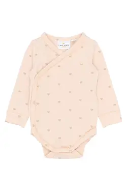 Nova Långärmad Body - Silver Peony | Kläder - Bodys & overaller - Långärmad body | BabyMode
